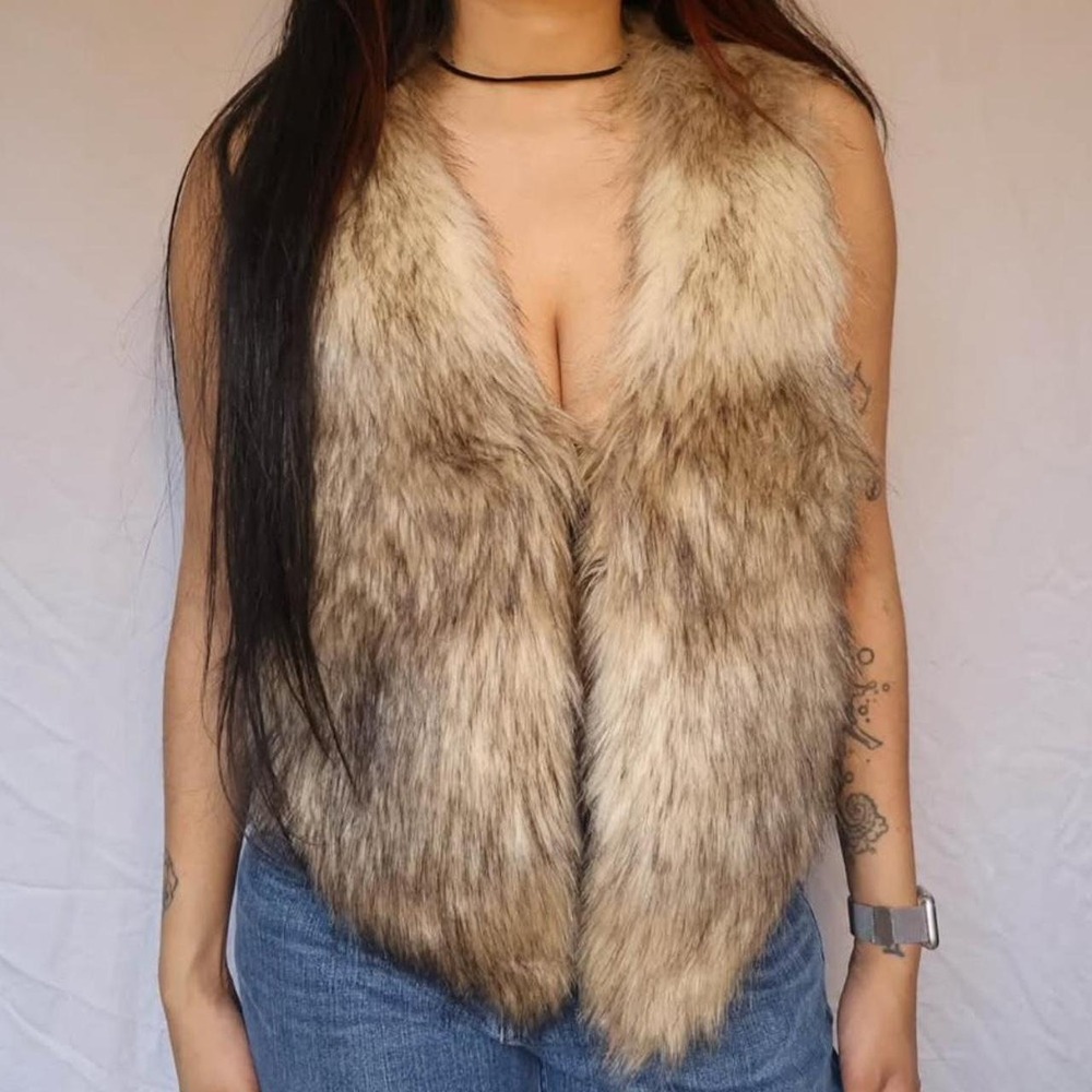 Boho Fur Vest